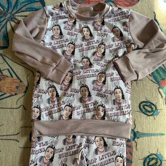 Miss Rachel Ribbed PJs Hop little buddy themed 3T - Picture 1 of 2